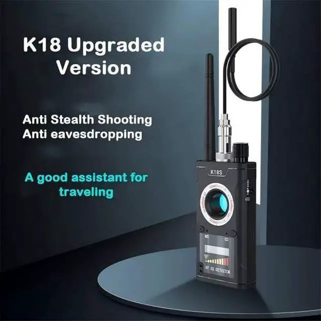Alt view image 6 of 6 - SALAN K18S Hidden Camera Detector, Spy Camera Finder,Bug Detectors,with GPS Tracker Detection and rf Signal Scanning, Privacy Protection Tool for Travel, Hotel, Home and Office Security (Black)