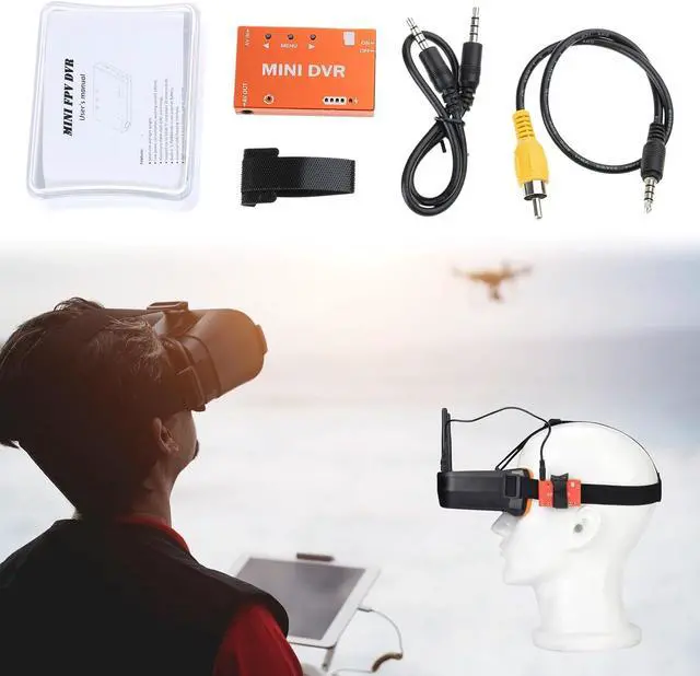 Alt view image 2 of 7 - Mini FPV DVR Digital Video Recorder, Built-in 3.7V 400mah Battery, Mini DVR Recorder, FPV Video Sound Recorders for FPV Remote Control Multicopters Monitors Vehicles Mini DVR