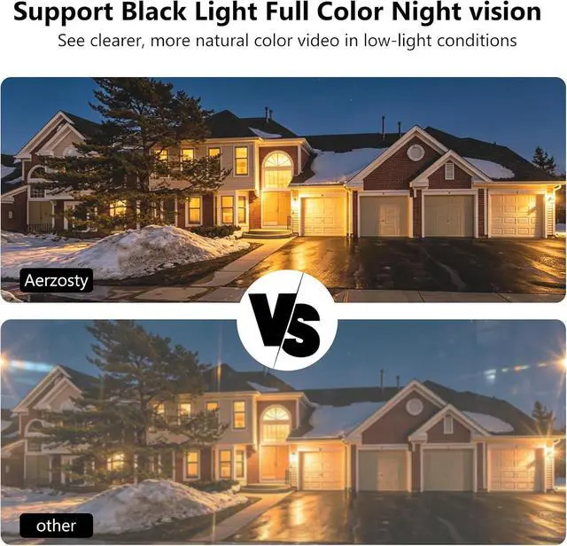 Alt view image 2 of 7 - (1 Pack) 2K 3MP Window Camera with Night Vision, 5GHz & 2.4GHz WiFi Indoor Camera for Home Security, Anti-Glare Design, Motion/Human Detection, Easy & Quick Setup, 24/7 Recording