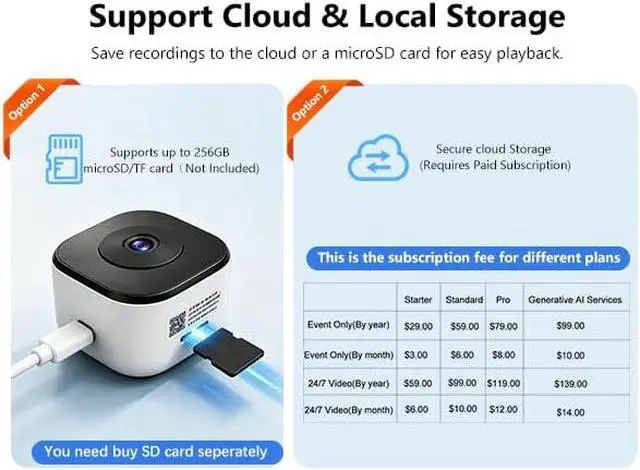 Alt view image 6 of 7 - (1 Pack) 2K 3MP Window Camera with Night Vision, 5GHz & 2.4GHz WiFi Indoor Camera for Home Security, Anti-Glare Design, Motion/Human Detection, Easy & Quick Setup, 24/7 Recording
