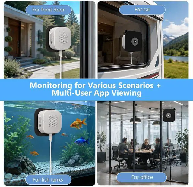 Alt view image 7 of 7 - (1 Pack) 2K 3MP Window Camera with Night Vision, 5GHz & 2.4GHz WiFi Indoor Camera for Home Security, Anti-Glare Design, Motion/Human Detection, Easy & Quick Setup, 24/7 Recording