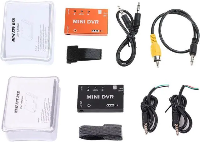 Alt view image 3 of 7 - Mini FPV DVR Digital Video Recorder, Built-in 3.7V 400mah Battery, FPV Video Sound Recorders for FPV Remote Control Multicopters Monitors Vehicles Mini DVR