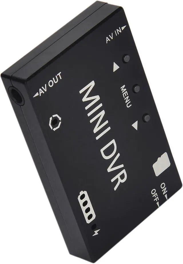 Alt view image 4 of 7 - Mini FPV DVR Digital Video Recorder, Built-in 3.7V 400mah Battery, FPV Video Sound Recorders for FPV Remote Control Multicopters Monitors Vehicles Mini DVR