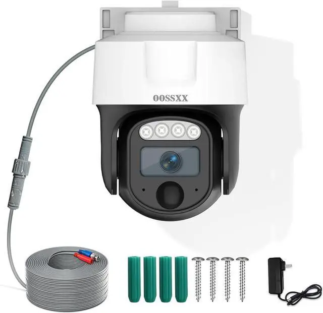 Main image of OOSSXX Only Extend Camera for DVR System 4K 8MP Analog Surveillance Video Camera Extend for Wired Home CCTV Camera Security System PTZ 350° Pan and 90° Tilt, Wide Compatibility