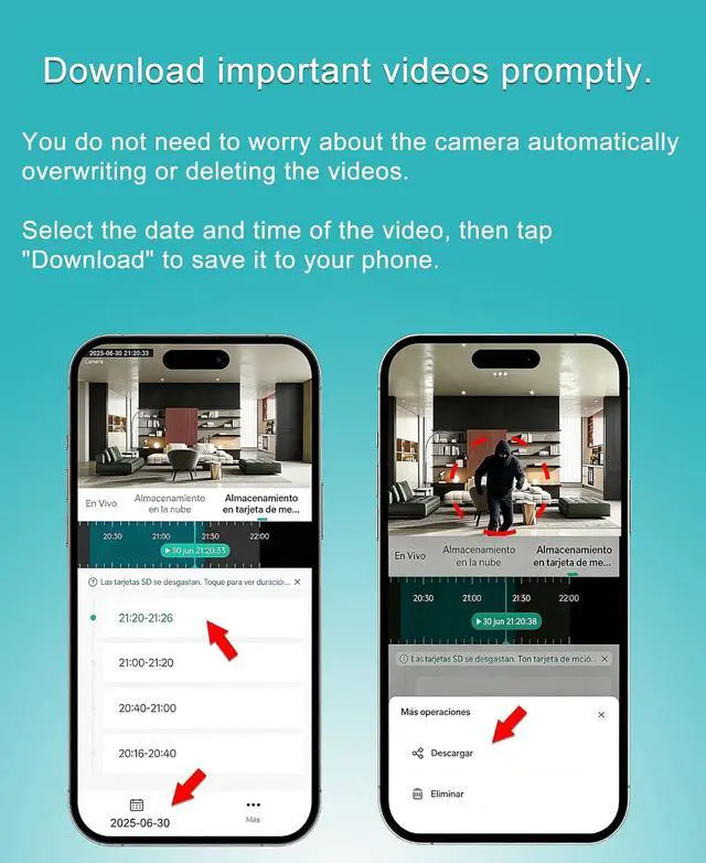 Alt view image 7 of 7 - Mini Small Camera, 5G Wi-Fi DIY Home Security Camera, Small and Portable Camera