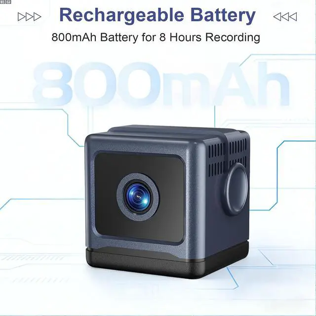 Alt view image 3 of 7 - WiFi Security Camera, Pet Camera, Mini Hidden Spy Cam, Plug in Cam