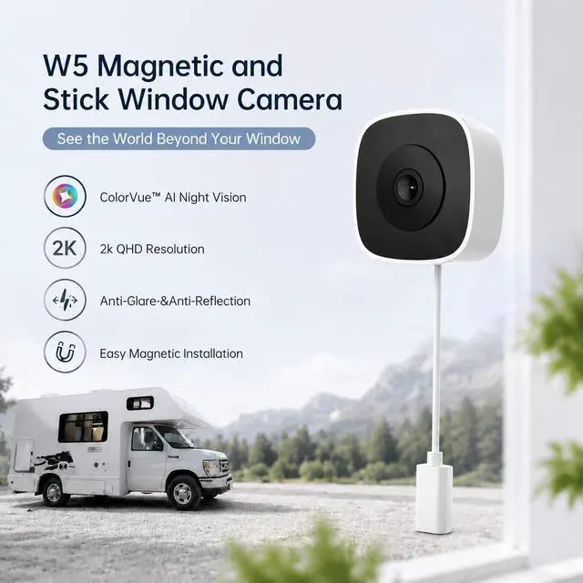 Alt view image 2 of 7 - Window Camera, Ultra HD, 2-Pack