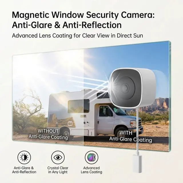 Alt view image 5 of 7 - Window Camera, Ultra HD, 2-Pack