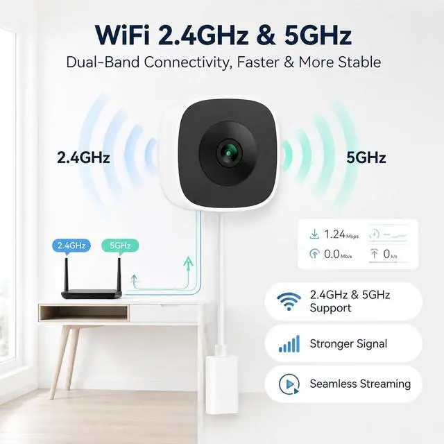 Alt view image 7 of 7 - Window Camera, Ultra HD, 2-Pack