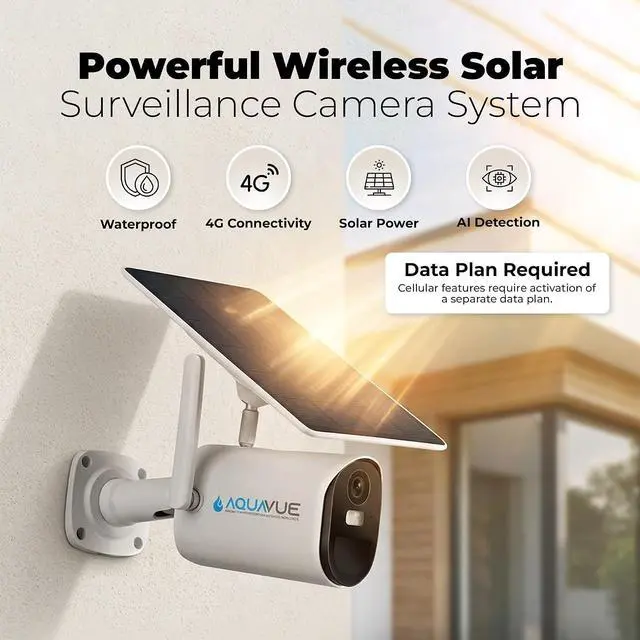 Alt view image 2 of 7 - Solace 4G Portable Solar Powered LTE Camera - Outdoor Weatherproof Boat Security Device with 4k Video - AI Motion Detection - Security Camera with (5-7) Day Battery Backup Without Wi-Fi