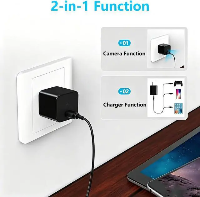 Alt view image 4 of 7 - Mini Camera, 1080P HD Plug & Play Portable Surveillance Camera,No WiFi