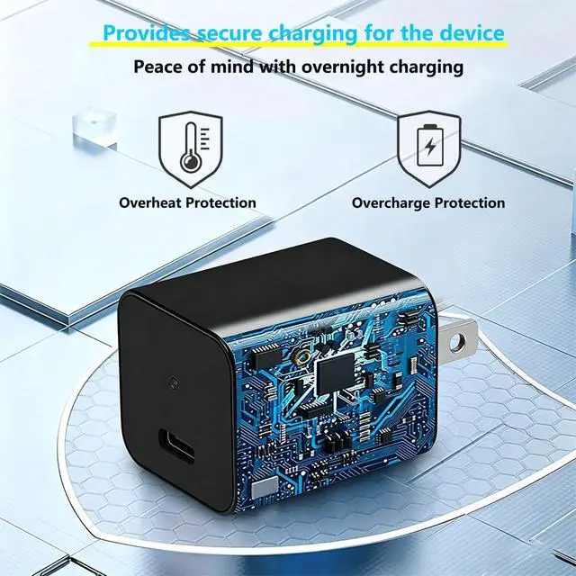 Alt view image 6 of 7 - Mini Camera, 1080P HD Plug & Play Portable Surveillance Camera,No WiFi