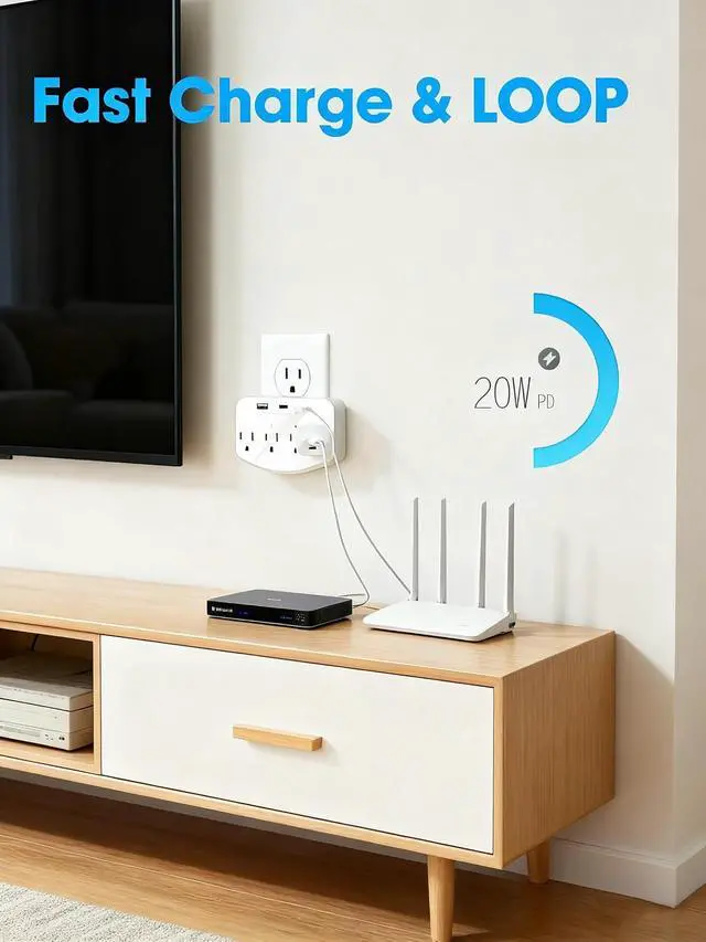 Alt view image 2 of 7 - HD 1080P Camera WiFi, Wireless Wall Outlet Cam with Motion Detection, Free SD Card, Loop Recording,No Audio Indoor Nanny Cameras for Home Security/Office/Baby & Pet