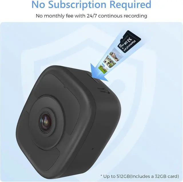 Alt view image 5 of 7 - Hieasy 4K 8MP Window Camera for Home Security Indoor Magnetic Mount, No Drill 5GHz&2.4GHz WiFi, Includes 32GB SD Card,No Subscription Required,Color Night Vision, 24/7 AI Smart Detection Recording