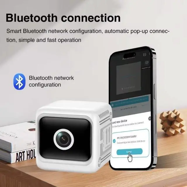 Alt view image 6 of 7 - 2026 New Version W11 Mini Wireless Security Camera, 1080p WiFi Hidden Cameras with Night Vision, Motion Alerts, 1600mAh Battery, Bluetooth/WiFi Dual Mode, Pet & Baby Home Monitoring (Black 1pcs)