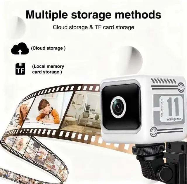 Alt view image 7 of 7 - 2026 New Version W11 Mini Wireless Security Camera, 1080p WiFi Hidden Cameras with Night Vision, Motion Alerts, 1600mAh Battery, Bluetooth/WiFi Dual Mode, Pet & Baby Home Monitoring (Black 1pcs)
