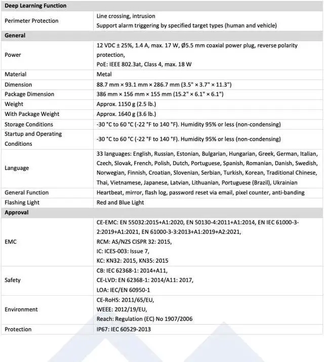 Alt view image 4 of 6 - LTS Platinum CMIP9342WI-28SDL 4MP 2.8mm Hybrid Light Active Deterrence Smart Ai Bullet Camera LTCMIP9342WI-28SDL, CMIP9342W-28M, CMIP9342W-28MD, LTCMIP9342W-28M, LTCMIP9342W-28MD