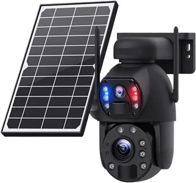 Main image of Solar Dual Lens Bullet WiFi Security Camera