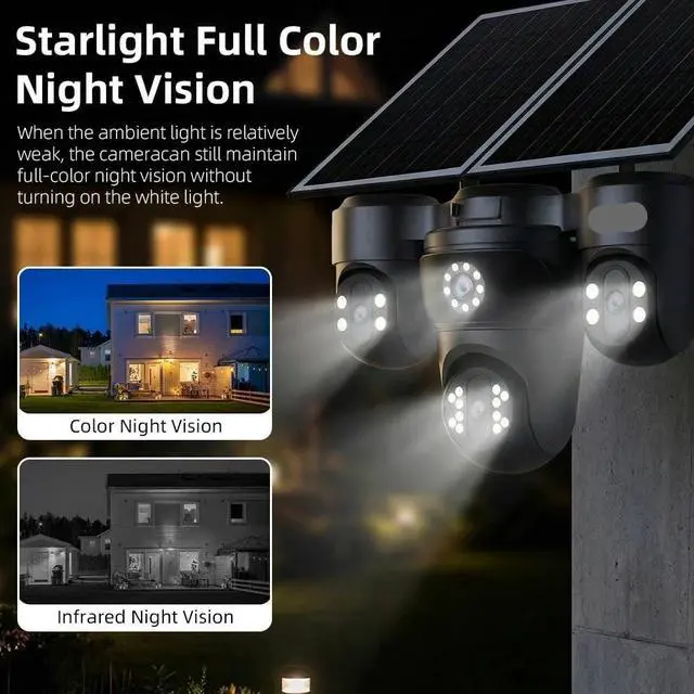 Alt view image 7 of 7 - 4G Solar PTZ Security IP Camera(4G Cam No Card)