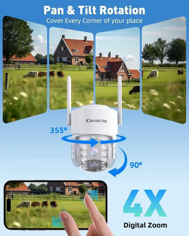 Alt view image 7 of 7 - Security Cameras for Home Security Wireless Outdoor 4G LTE Cellular