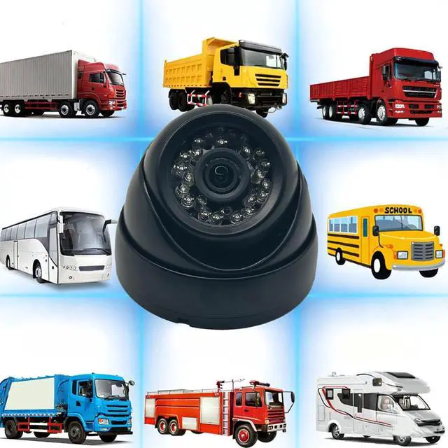 Alt view image 4 of 7 - Dome Camera, Metal HD Security Dome Camera, Wide Angle Night Vision Surveillance Security Camera