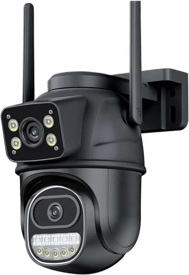 Main image of Upgrade Your Outdoor Surveillance with 16MP 8K WiFi IP Camera! PTZ, Four Lens, Four Screen, Auto Tracking(AU Plug,8MP Add 128G)