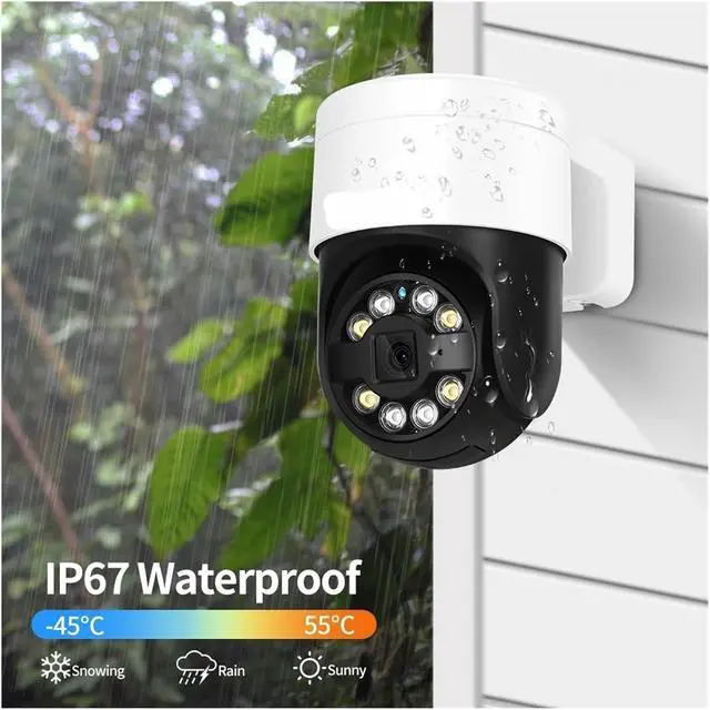 Alt view image 6 of 6 - 8MP 4K POE PTZ Outdoor IP Security Camera, AI Face & Humanoid Detection, Built-in Audio, H.265 Encoding, ONVIF & RTSP Supported CCTV Surveillance Cam(8MP Face Camera 128G)