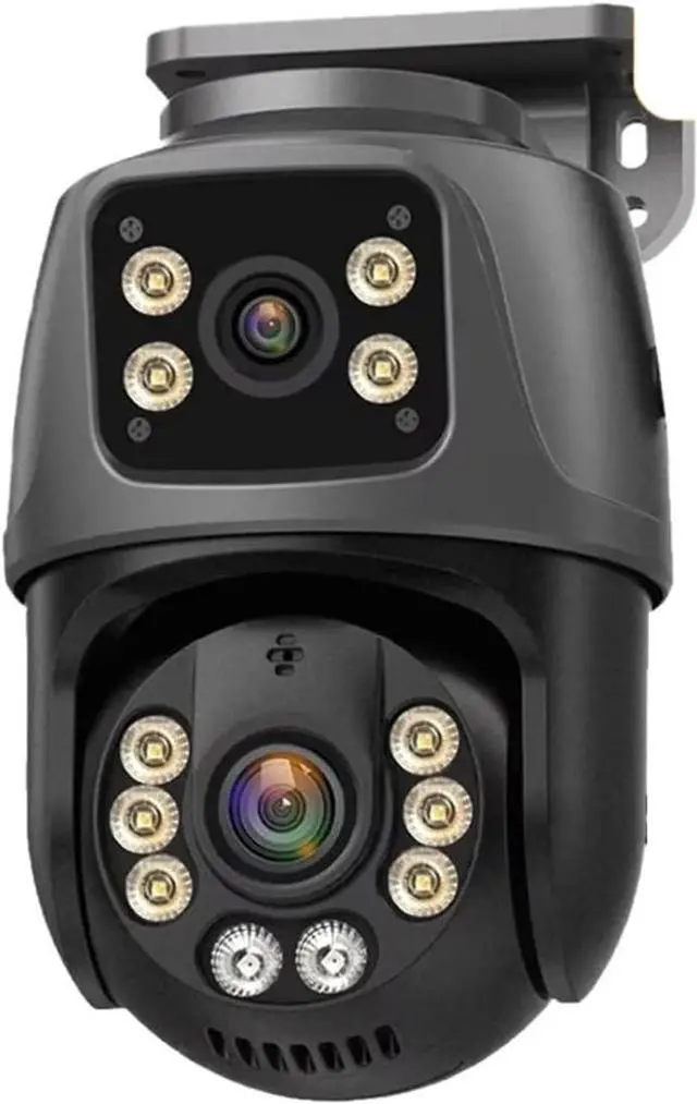 Main image of 4K 8MP POE Network Surveillance Camera PTZ IP Camera Dual Lens Two Way Audio Human Detection Outdoor Security ICSEE XMEYE(1/2.7")