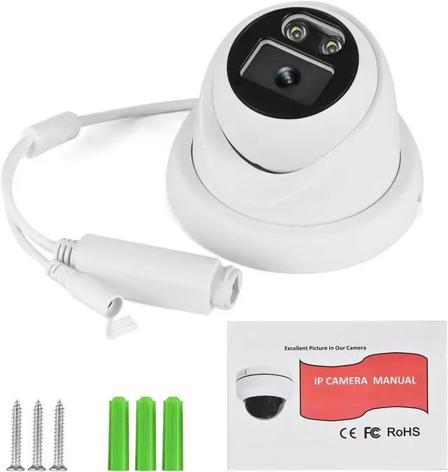 Alt view image 2 of 2 - Mingzhe 8MP POE IP Camera Security Camera Indoor Outdoor 2.8mm Lens 7X24 Live Video Compatible with Weatherproof Housing for Home Office
