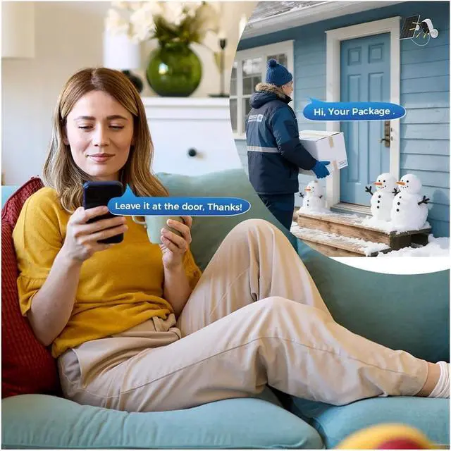 Alt view image 5 of 6 - 1080P WiFi Solar Camera Outdoor Solar Battery Powered Security Camera PIR Motion Alarm TF Cloud Audio Night Vision(Cam NO SD Card)