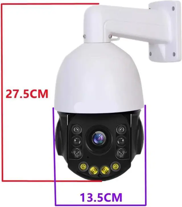 Alt view image 6 of 6 - 8MP 4K POE WiFi 4G PTZ Outdoor Security Device 990X Digital Zoom Auto Tracking Surveillance Equipment(US,DC12V 4G NO Card)