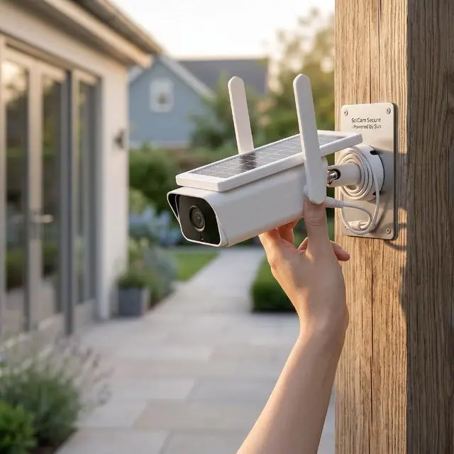 Alt view image 2 of 7 - Dpofirs Solar Security Camera Wireless Outdoor