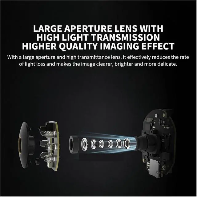 Alt view image 3 of 6 - 360° Smart Home Security Camera PTZ 2K Webcam 1296P 3 Megapixel AI Human Detection Night Vision Webcam Work with(US Plug)