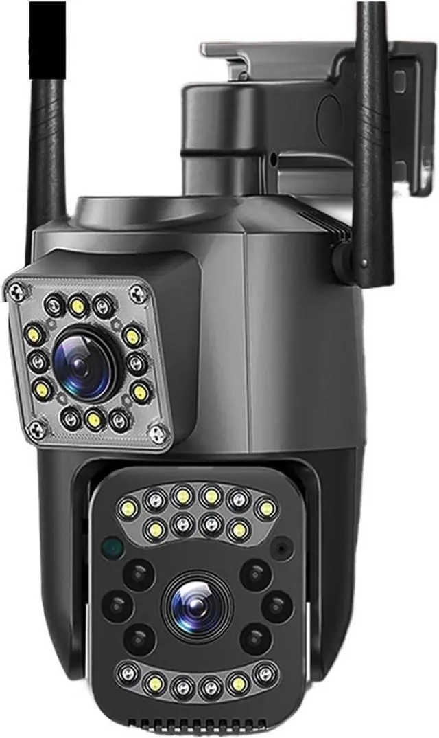 Main image of Camera 8MP 4K Dual Lens Outdoor PTZ IP Cameras Night Vision Security Protection CCTV 4G Sim Card Net Video Surveillence(AU Plug,4G Cam 32G Card)