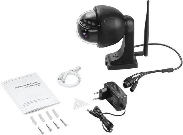 Alt view image 7 of 7 - 8MP 4K PTZ IP Camera IMX415 Chip WiFi Audio Outdoor AI Human Tracking H.265 CCTV Night Vision Speed Dome Security Cam(US Plug_8MP NOT TF Card)