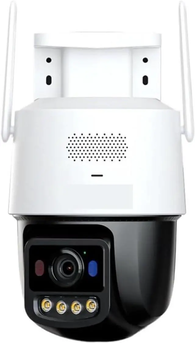 Main image of Pro 6MP 5G WiFi IP Camera Red-Blue Warning Lights Outdoor POE Security Camera Full-Color Night Vision Human Detection(US Plug_6MP ADD 128G)