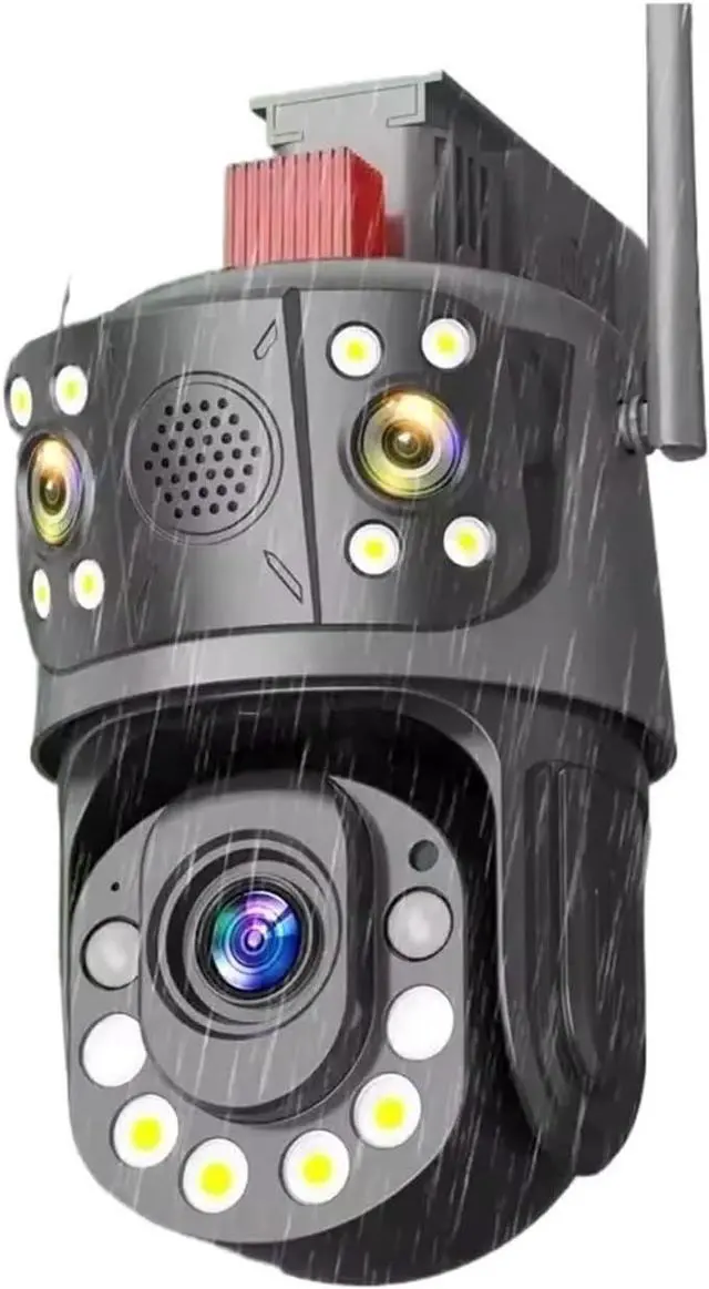 Main image of 12MP 6K Triple-Screen PTZ Security Camera