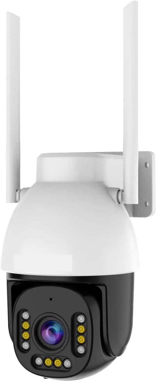 Main image of Outdoor Wireless 4MP 5X Zoom IP Camera Security Protection Waterproof IR Color Night Smart Home Clear from Distance(US Plug,3MP Add 16GB SD Card)