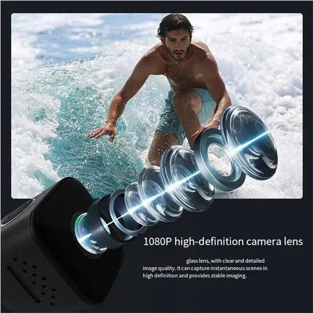 Alt view image 3 of 6 - 1080P HD Matte Micro Mini Security Camera with Night Light & Motion Detection, Portable Video Recorder DV Built-in 32G Storage