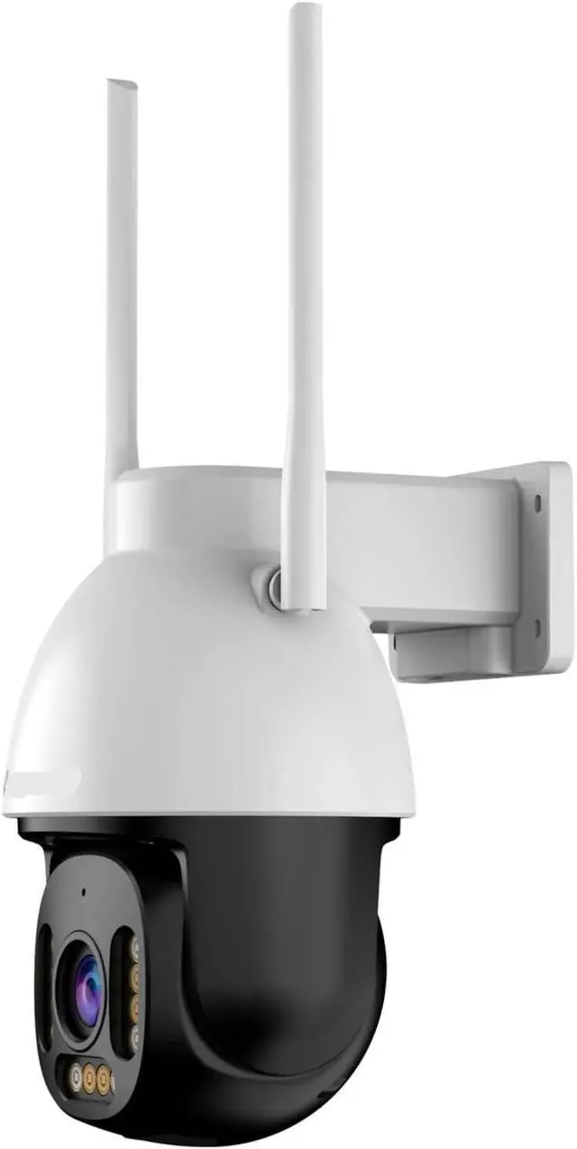 Alt view image 5 of 5 - Outdoor Wireless 4MP 5X Zoom IP Camera Security Protection Waterproof IR Color Night Smart Home Clear from Distance(US Plug,3MP Add 16GB SD Card)