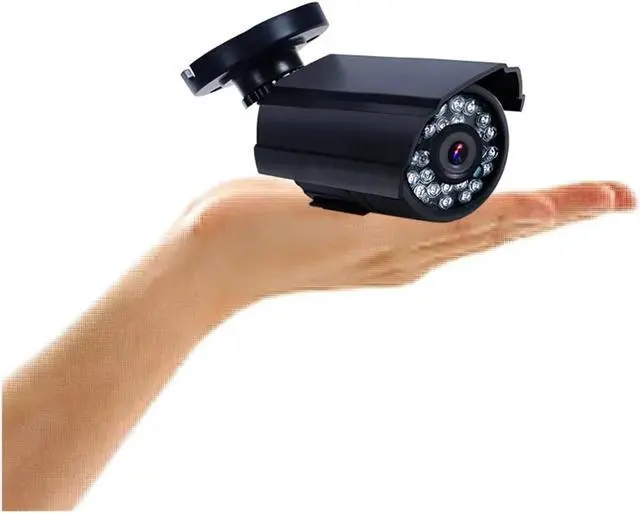 Alt view image 6 of 6 - HD Infrared Night Vision Coaxial CCTV Camera 1920 * 1080P 2MP AHD Outdoor Waterproof IP66 Mini with Bracket Security Monitoring(6mm,1080P Without Power_PAL)