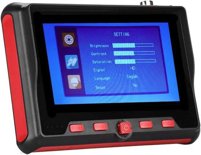Alt view image 4 of 7 - CCTV Tester, 4.3 Inch CCTV Tester, HD 8MP Portable Camera AHD TesterTFT LCD Monitor Analog Video Test Cable PTZ Control 12V Power Output