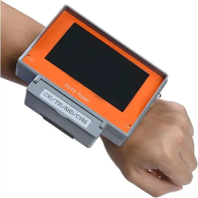 Alt view image 3 of 5 - CCTV Tester, 4.3 Inch in 1 HD Surveillance Tester Analog, Coaxial AHD TVI CVI, Cable Test/DC12V Output Portable CCTV