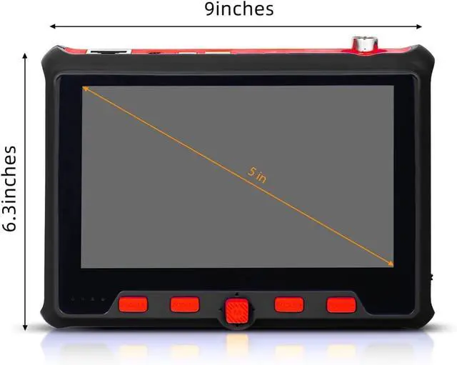 Alt view image 3 of 5 - CCTV Tester, 5 Inch CCTV Monitor Tester,Camera Security,TVI/AHD/CVI/DC12V Output,Support PAL/NTSC