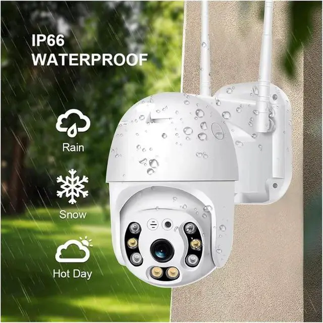 Alt view image 5 of 6 - ICSEE 5MP HD Camera Motion Detection Alarm Automatic Tracking Outdoor IP WiFi PTZ CCTV Cameras Surveillance Camera P2P(UK Plug_5MP)