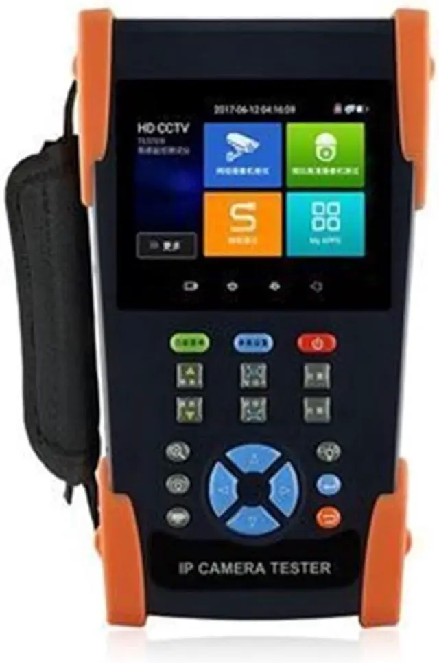 Alt view image 2 of 5 - CCTV Tester, 3.5 Inch Touch Screen 2 in 1 CCTV Tester Support Upt to 4K IP Camera & CVBS Analog, with Keyboard/IP Discovery/WiFi/APP
