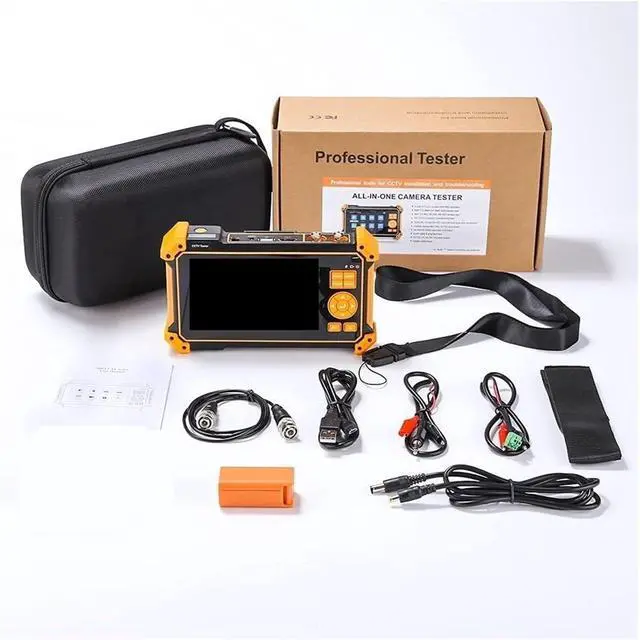 Alt view image 3 of 6 - CCTV Tester, 3200C CCTV Tester HD Coaxial 4K 8MP ADH VGA SDI Camera with Cable Tracer 5 Inch TFT-LCD Screen Monitor(HD 3100)
