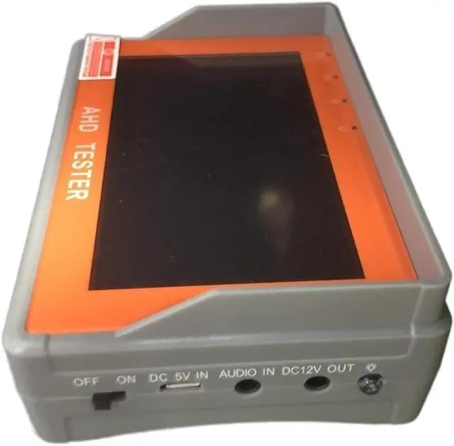 Alt view image 3 of 6 - CCTV Tester, 4.3 Inch 2 in 1 CCTV Tester,Portable Wrist IP Camera, AHD Analog,Support PAL/NTSC,DC12V Output
