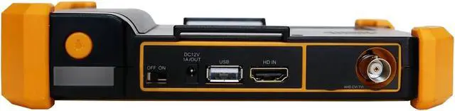 Alt view image 5 of 5 - CCTV Tester, HD-3100 AHD/TVI/CVI CVBS CCTV Tester Monitor 5 Inch 1080P AHD Camera Professional Tool DC12V Output(HD3200)