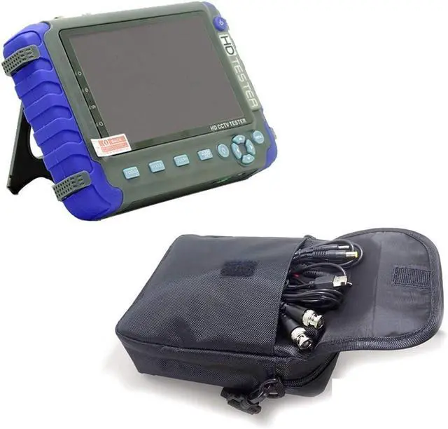 Alt view image 7 of 7 - CCTV Tester, 5 Inch 4 in 1 CCTV Tester,AHD TVI CVI Video Surveillance Supports 8MP,DC12V Output Camera Portable